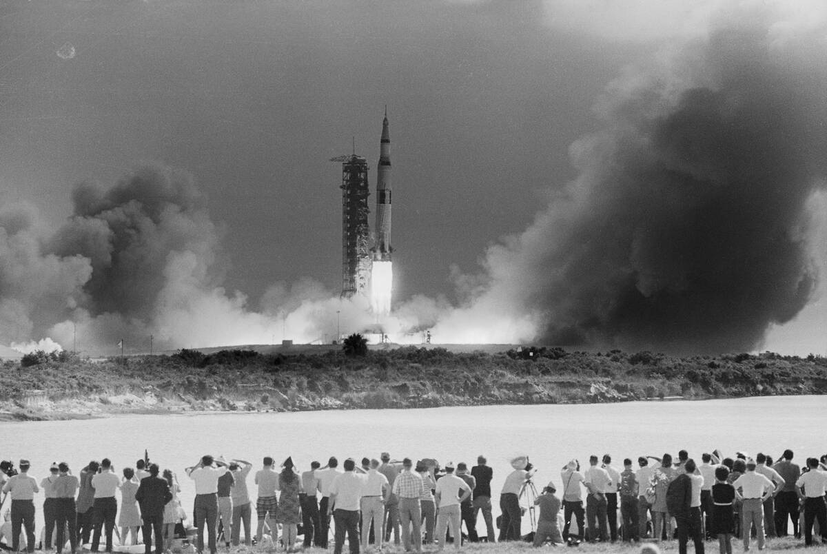 Apollo Spacecraft Taking Off
