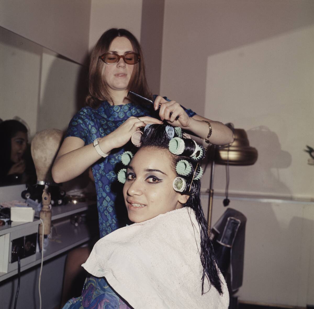 Beauty Queen At Hair Salon