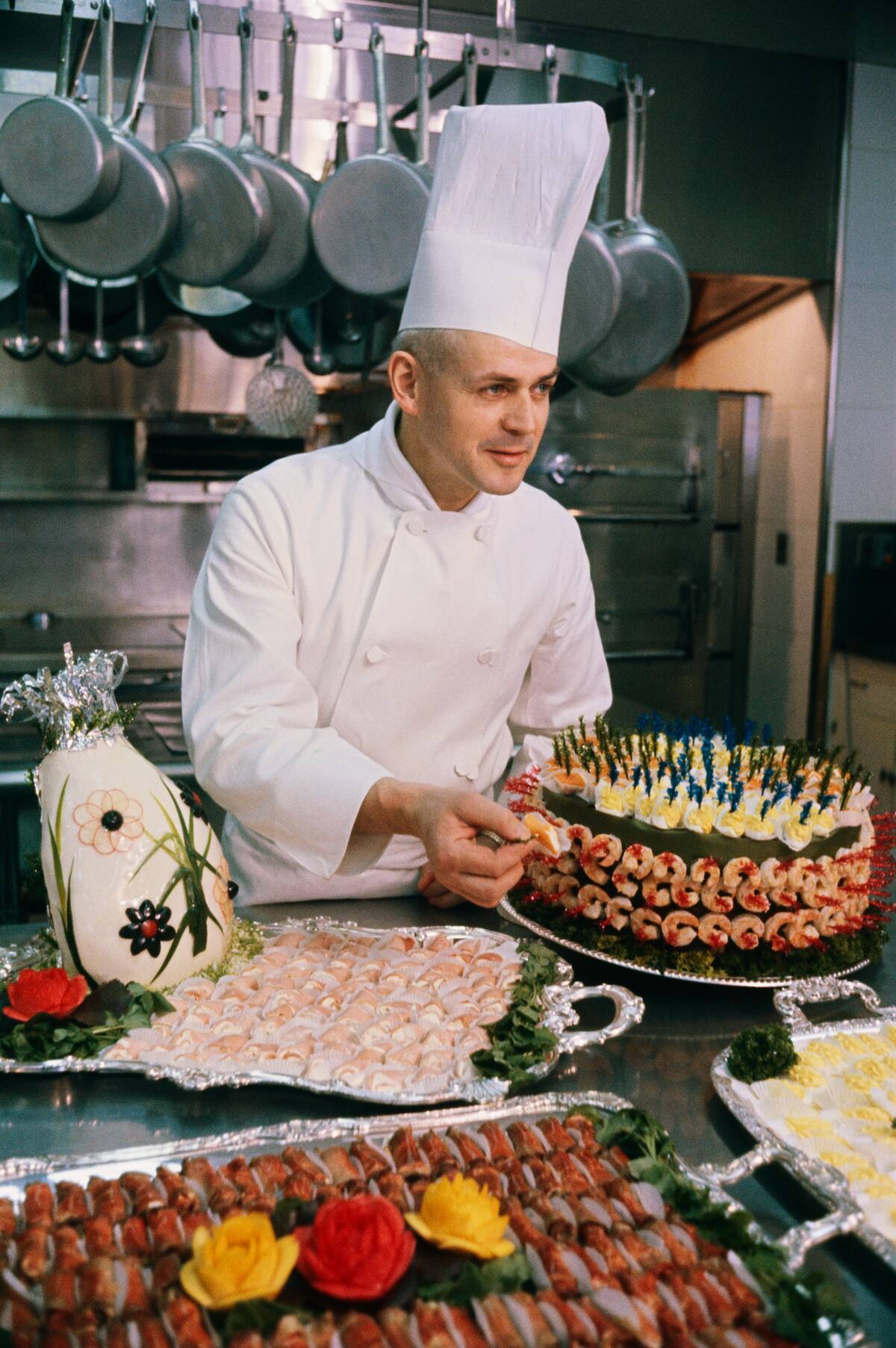 Chef Preparing His Food