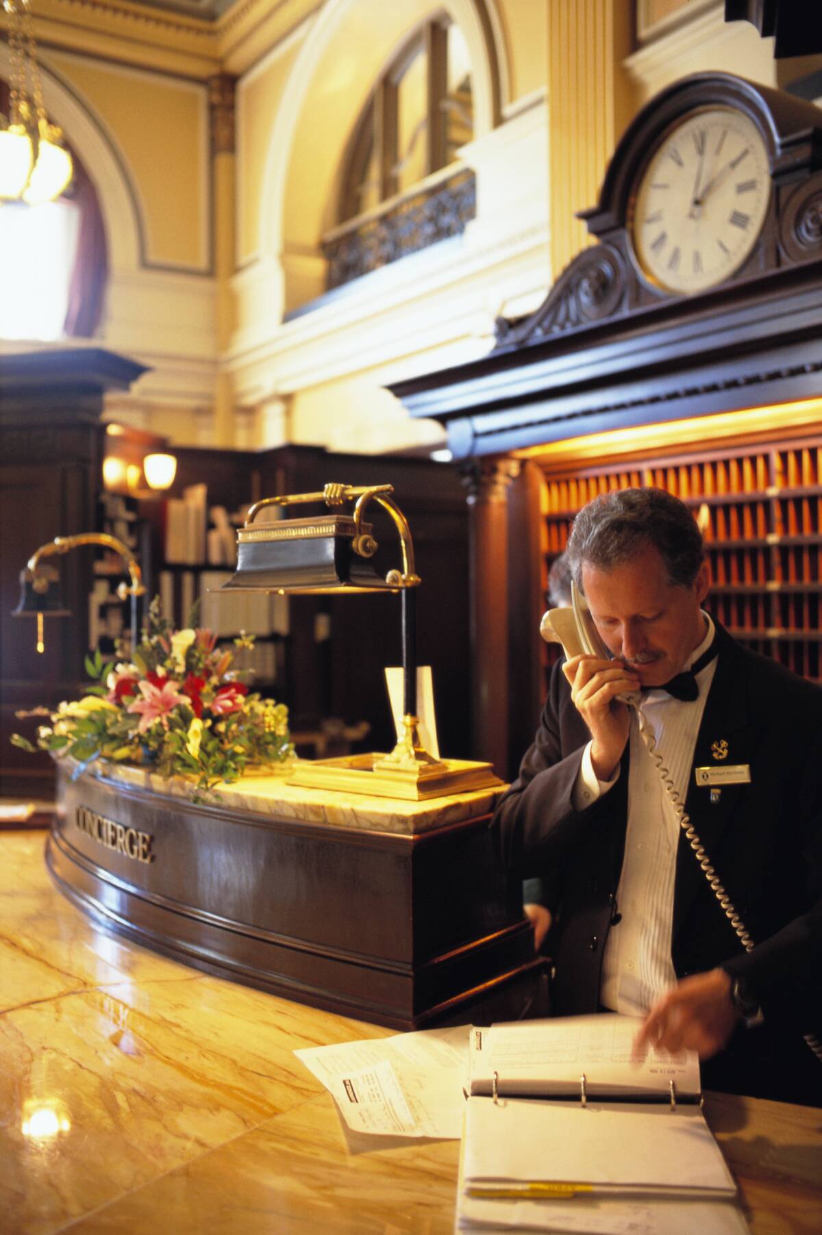 Concierge Checking Reservation by Telephone