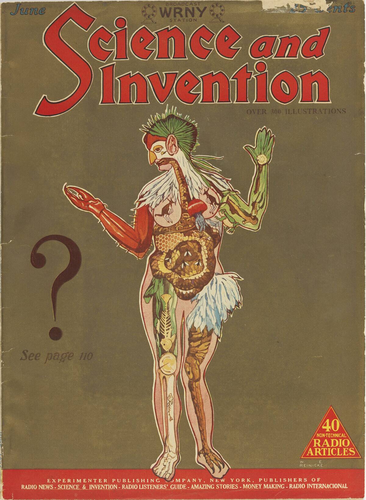 Cover Of The Science And Invention Magazine