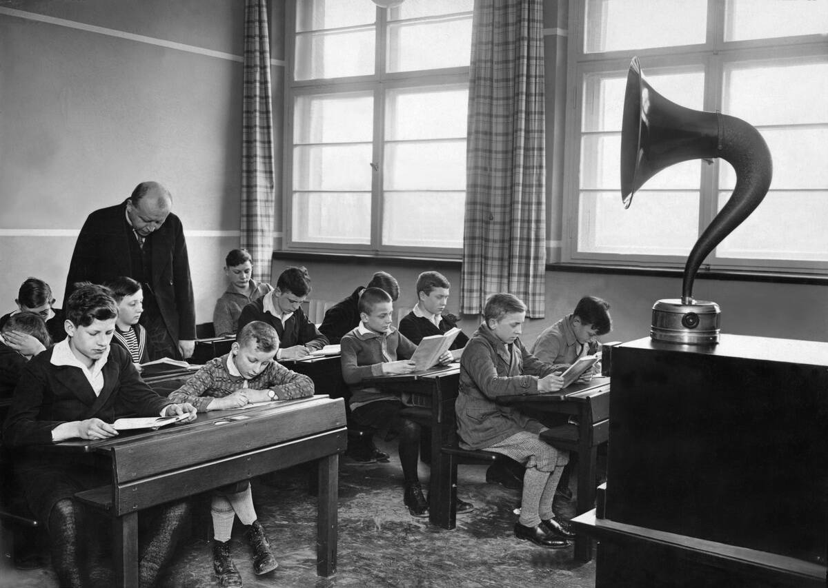 German classroom in the twenties