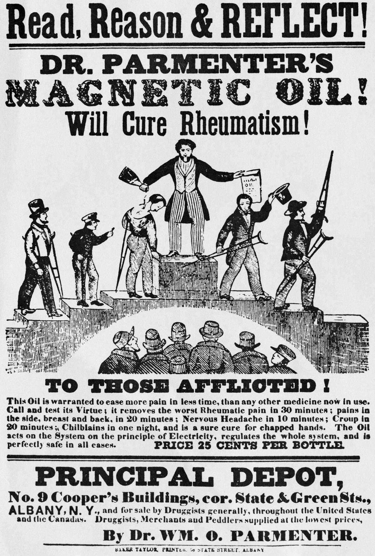 Handbill for Magnetic Oil