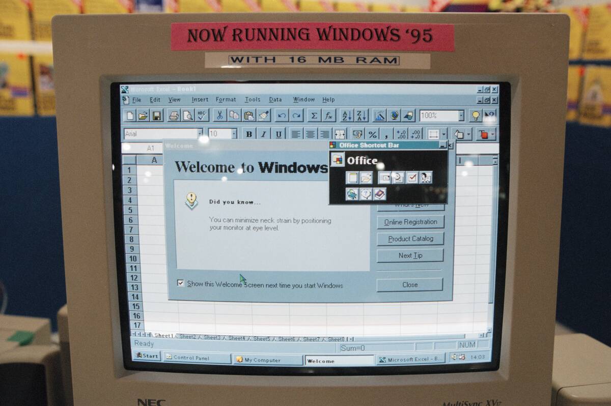 Lancement Du Logiciel Windows 95