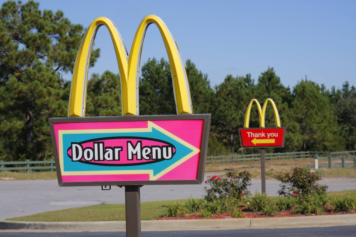 McDonald's Restaurant signs.