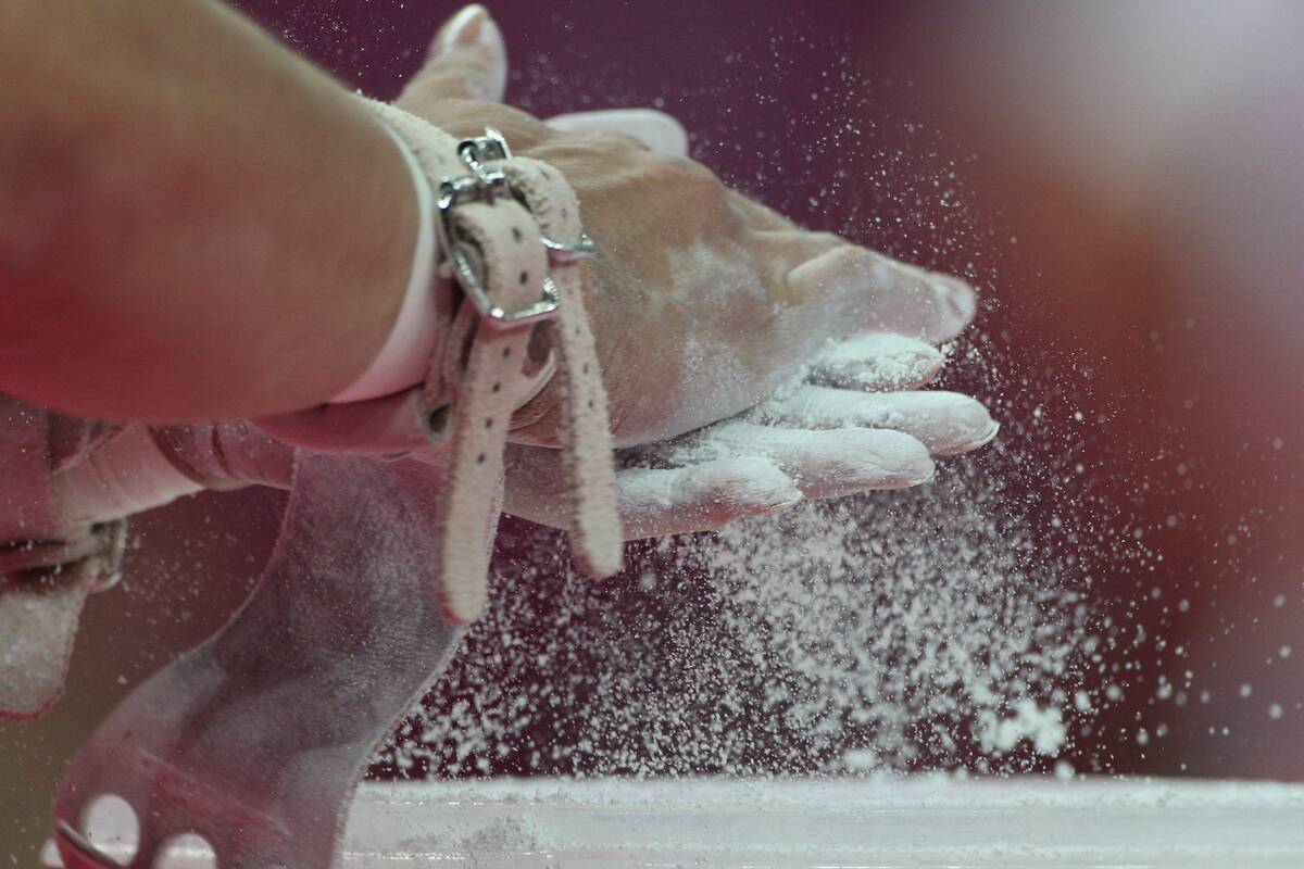 Men's Artistic Gymnastics podium training