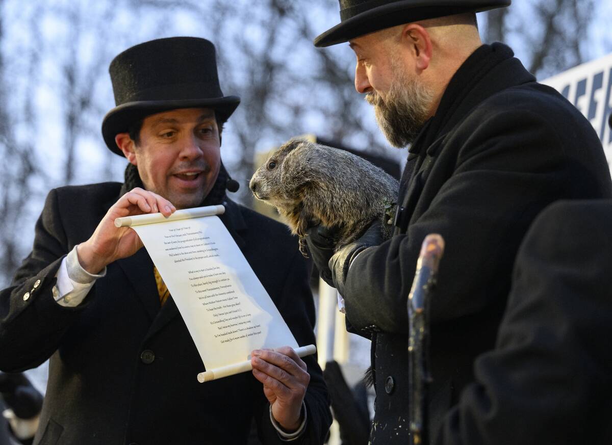 Punxsutawney Phil Shares Winter/Spring Prediction On Groundhog's Day