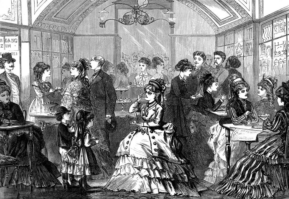 Sketches In Vienna: A Fashionable Conditorei