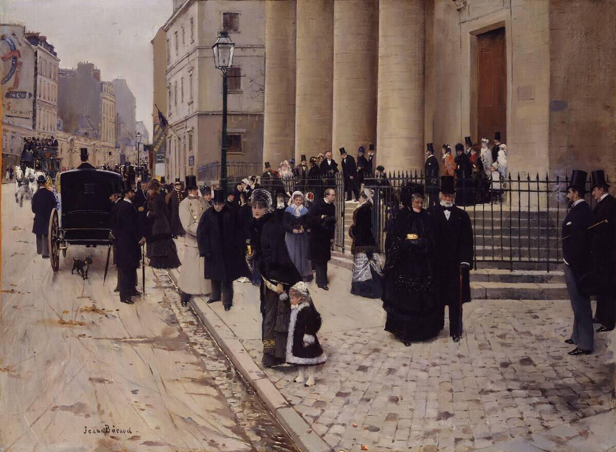 Sunday at the Church of Saint-Philippe-du-Roule, Paris.