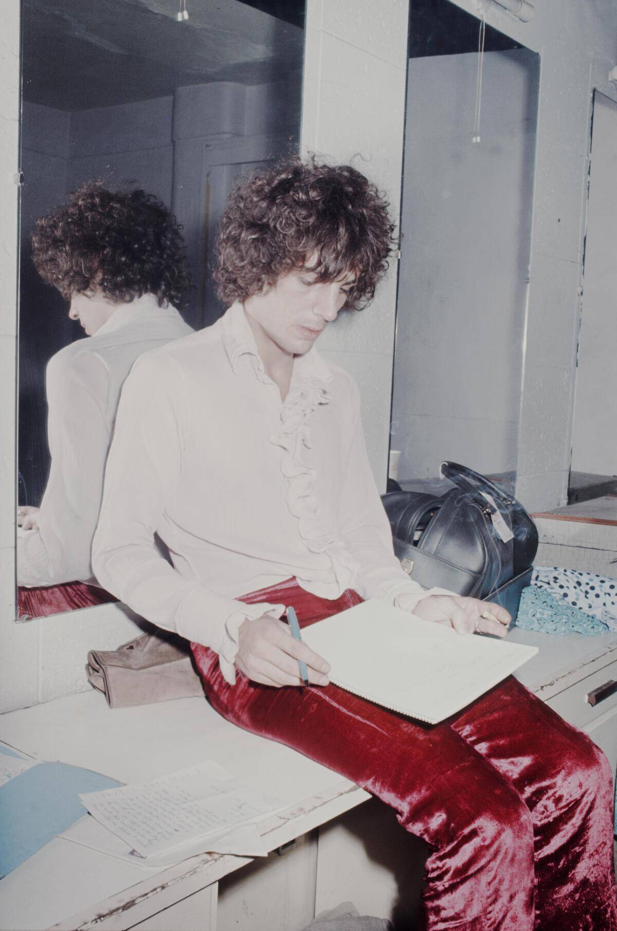 Syd Barrett Pink Floyd In A Club Dressing Room In London