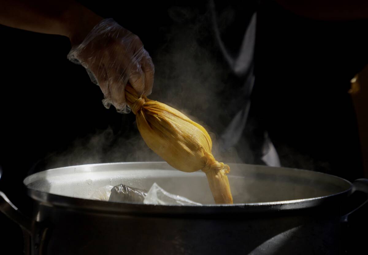 Tamale Fair In Coyoacán On The Eve Of Candlemas In Mexico
