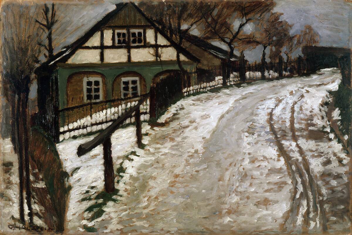 'Thaw', late 19th or 20th century. Artist: Gustav Holstein