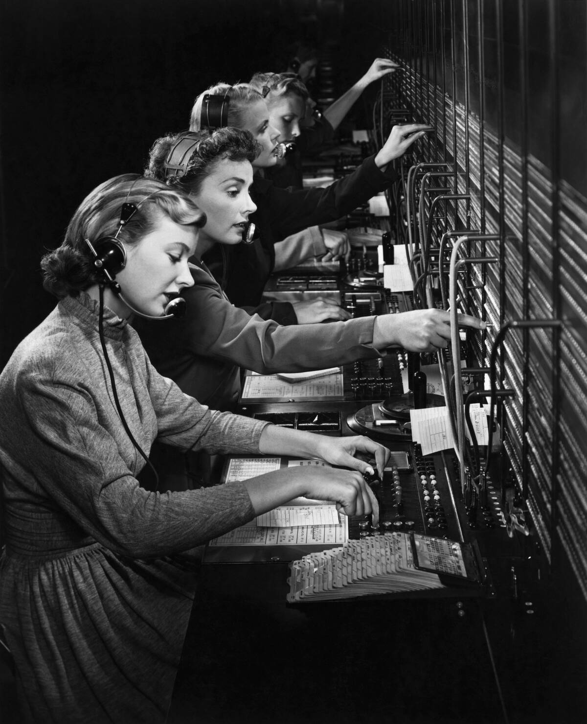 Women Operating the Switchboard