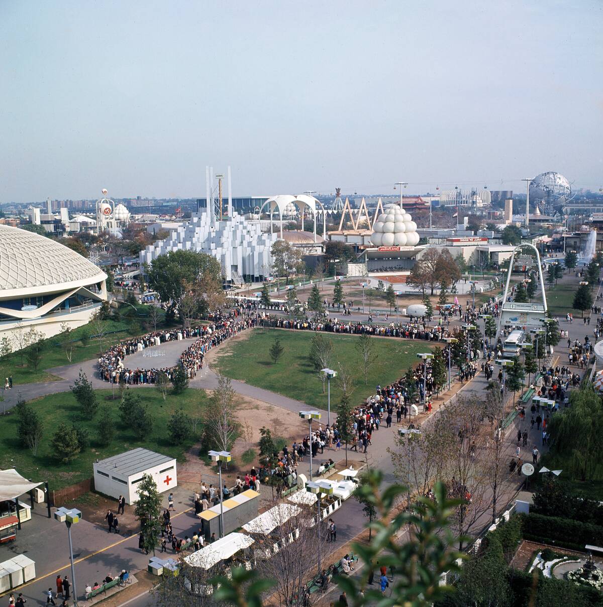 World's Fair 1964-65, Elevated View Of Park