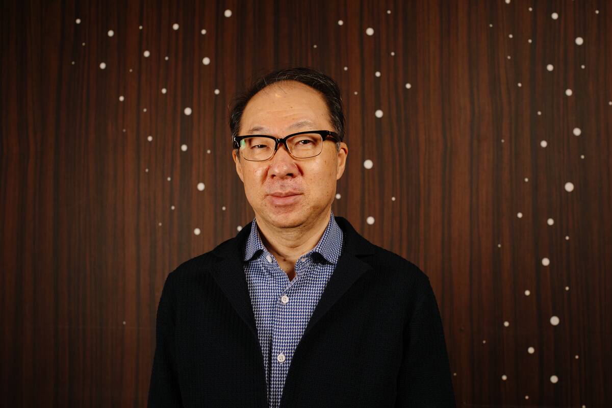 A portrait of Koji Kondo, a day before being inducted into the Academy of Interactvie Arts & Sciences Hall of Fame at this year's D.I.C.E. Awards.