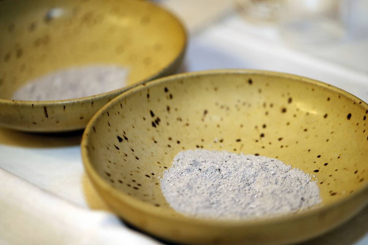 Ashes and wooden christian cross. Ash Wednesday celebration. Lent season