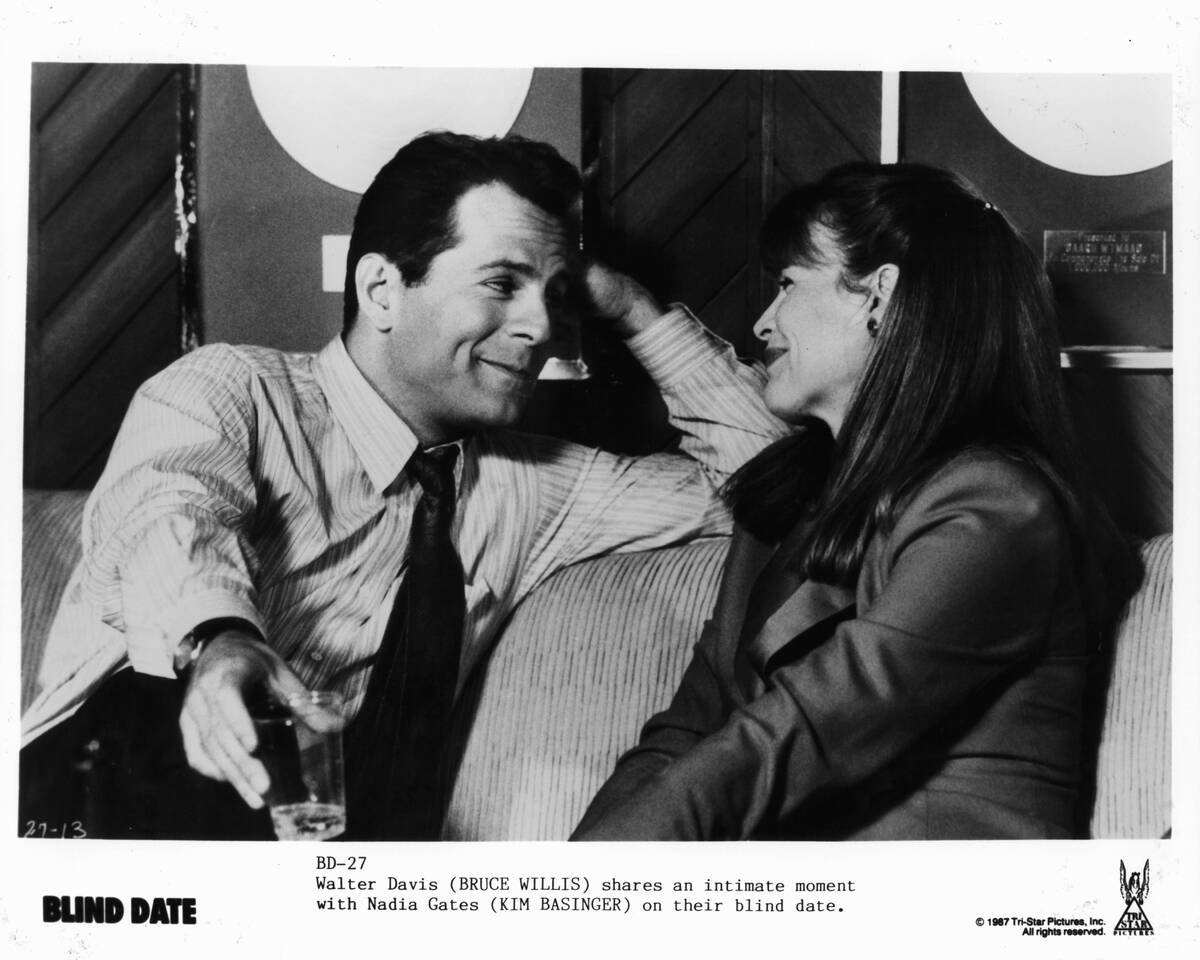 Bruce Willis And Kim Basinger In 'Blind Date'