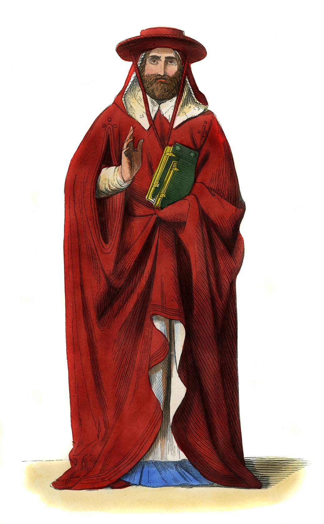 Cardinal - Italian male costume of 15th century
