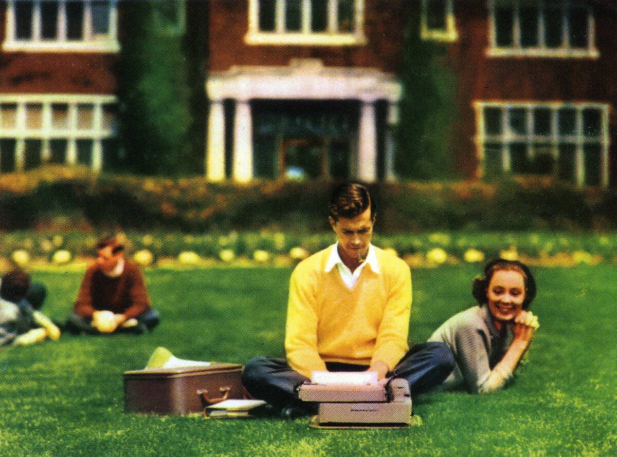 College Students Studying