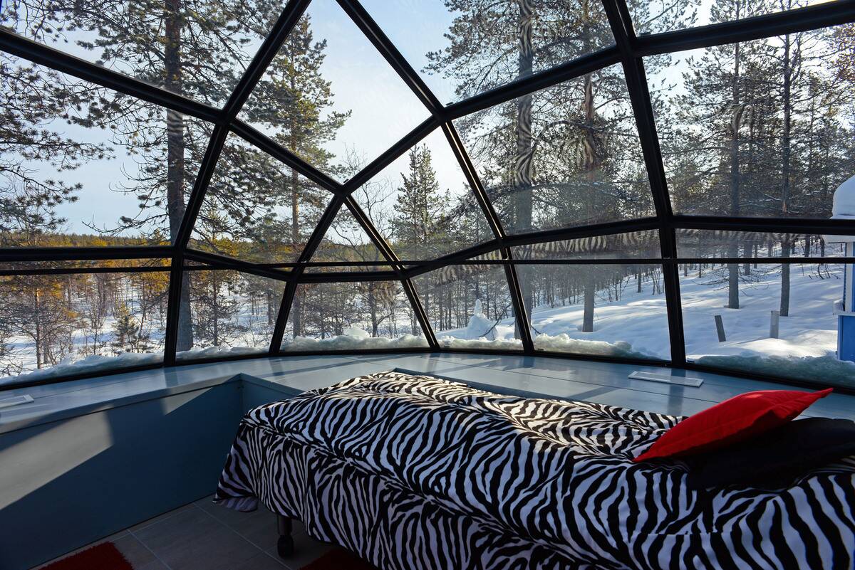 Glass Igloos at Kakslauttanen Arctic Resort