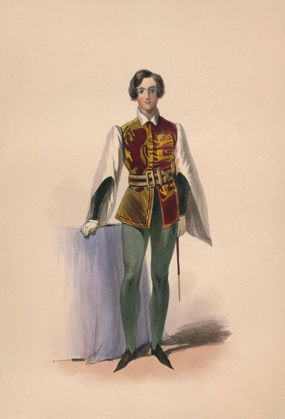 Guest In Costume For Queen Victorias Bal Costumé