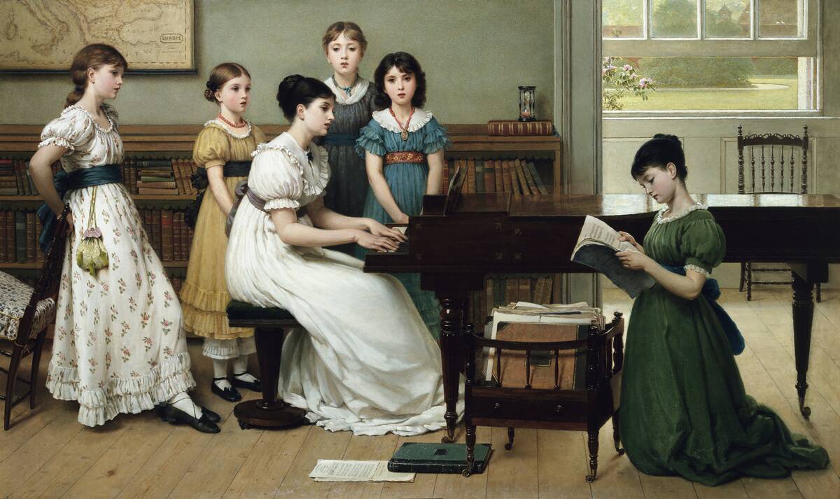 Home, Sweet Home by George Dunlop Leslie
