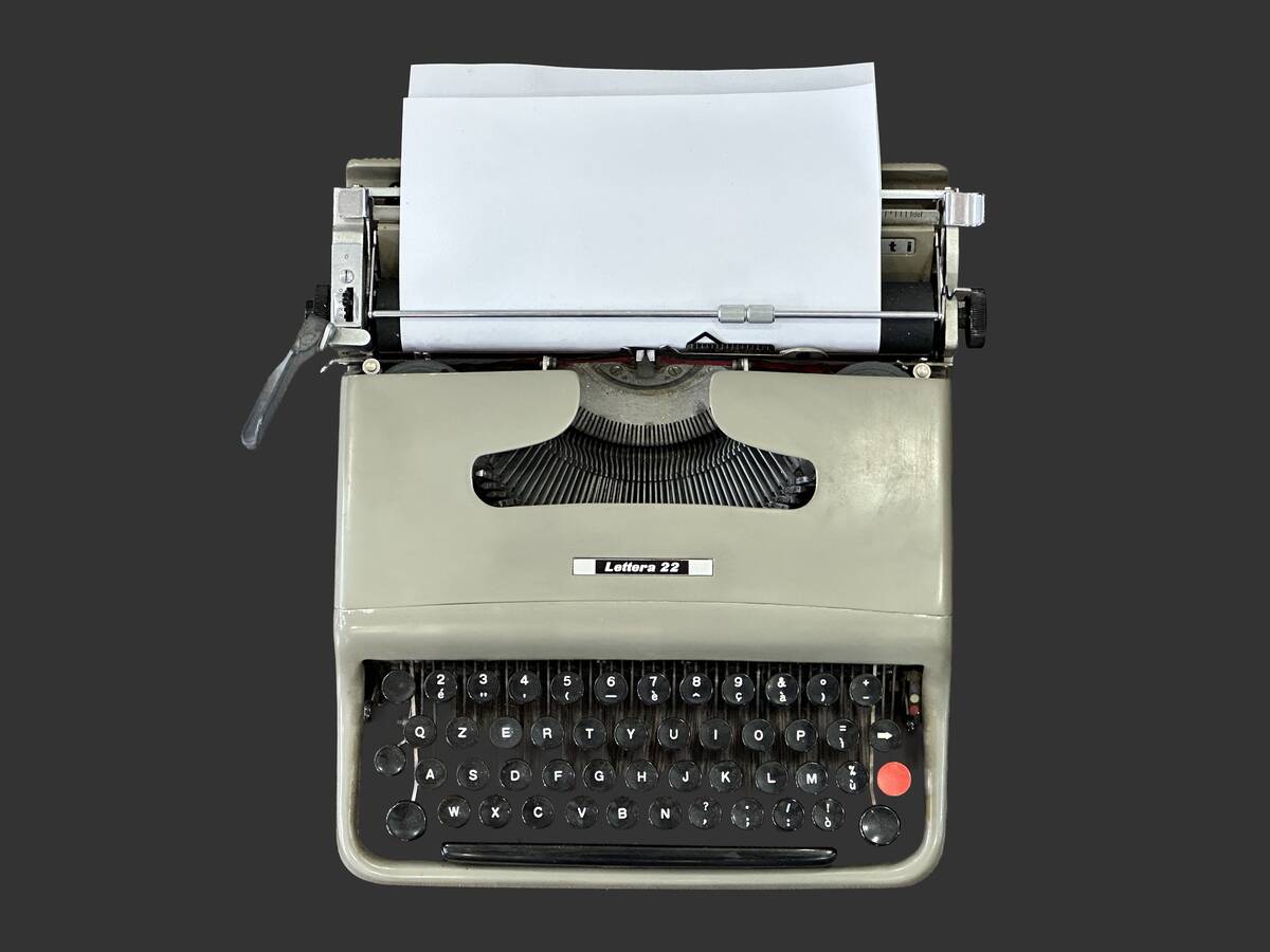 Lettera 22 Olivetti