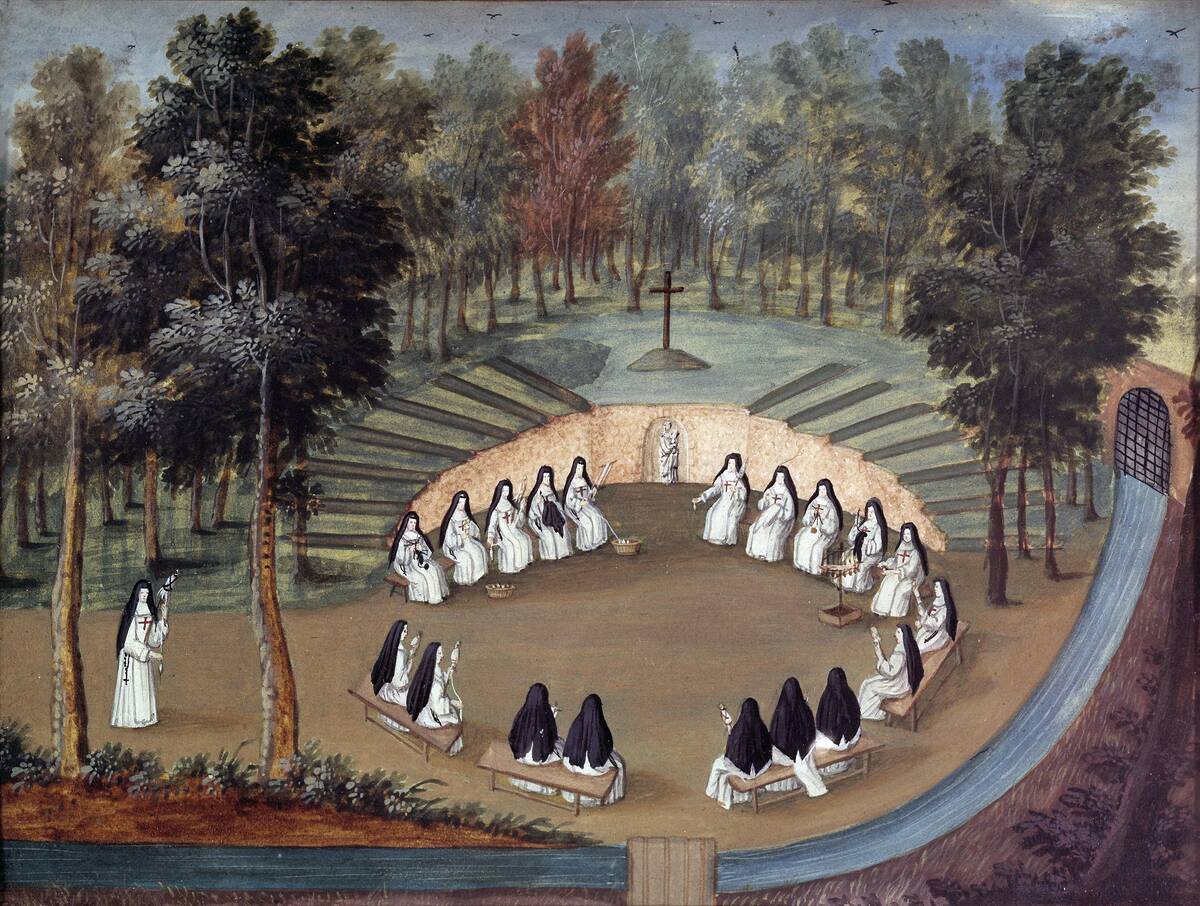 Meeting of religious sisters at Port Royal des Champs