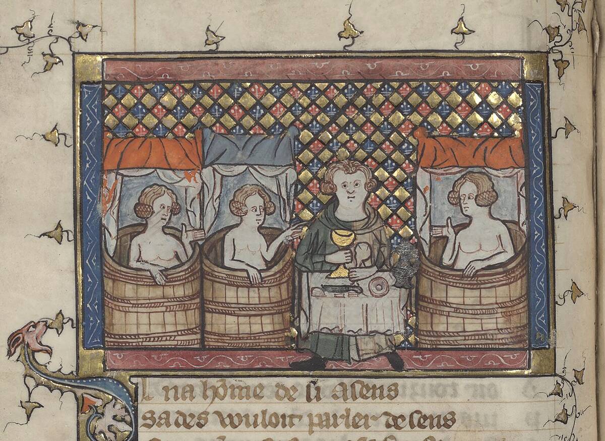 Miniature From Les Dits De Watriquet De Couvin