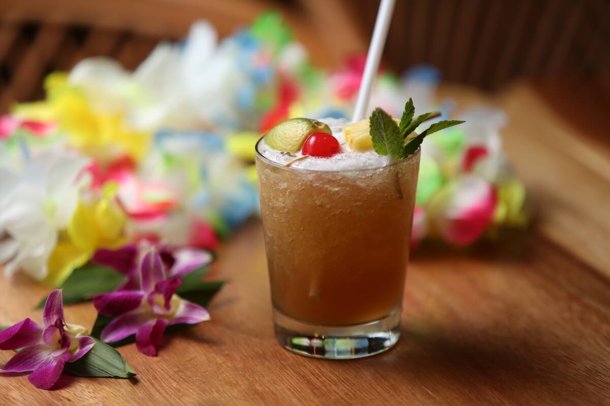 Original Mai Tai from Wahtiki Island Lounge bar, Hong Kong on March 11, 2017. 11MAR17 [FEATURES] SCMP / Xiaomei Chen