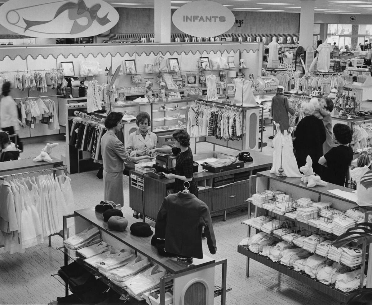 Shopping In A Department Store