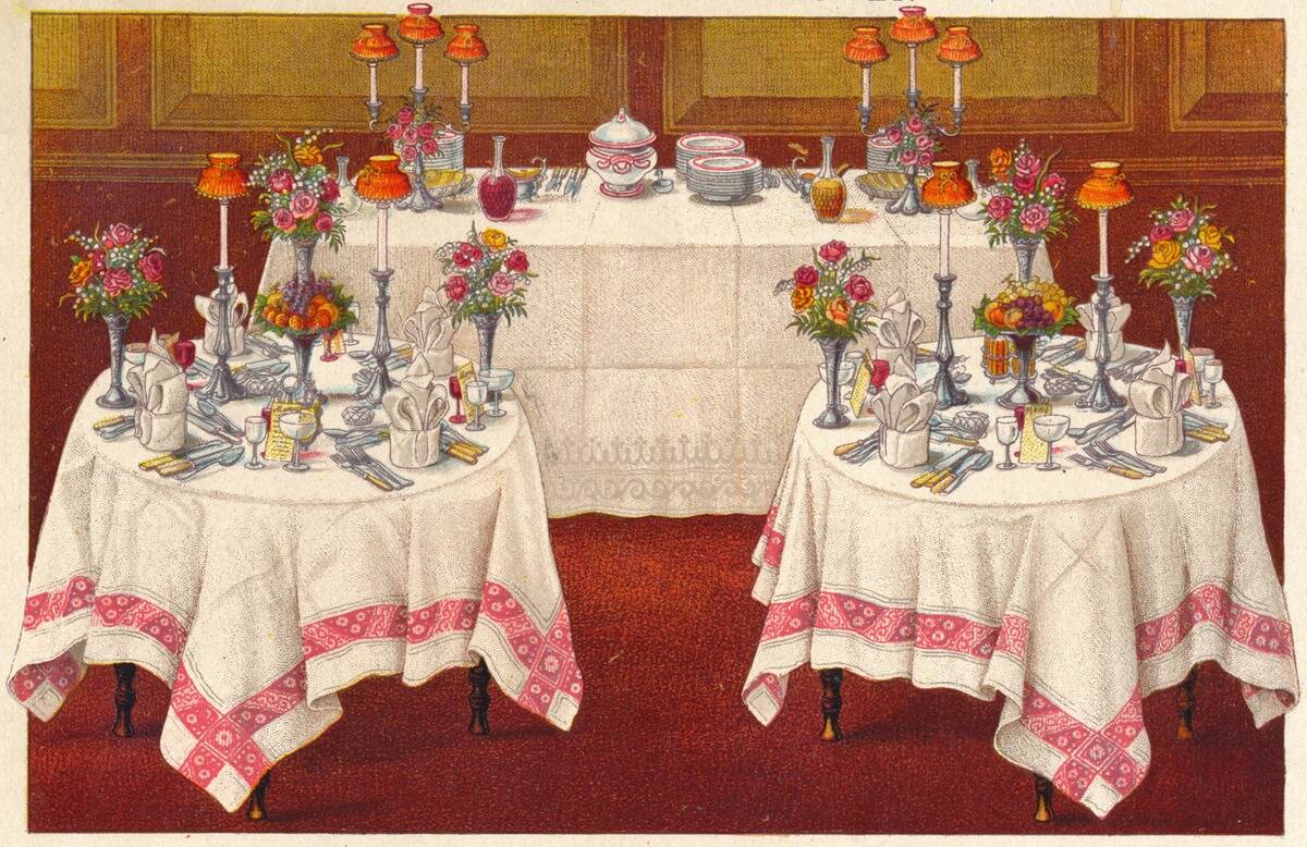 Supper Tables With Buffet