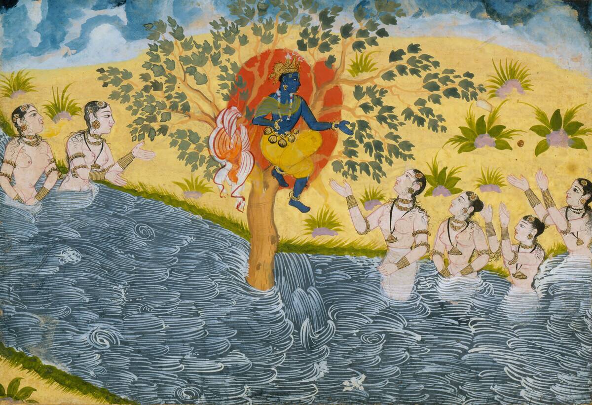 The Gopis Plead With Krishna To Return Their Clothing