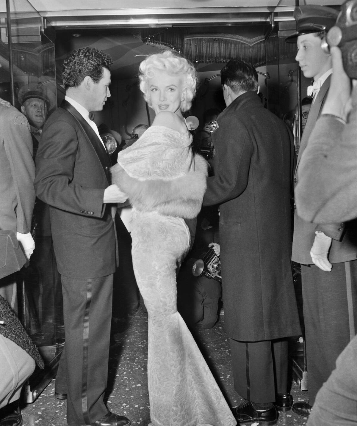 Marilyn Monroe Glancing Over Shoulder