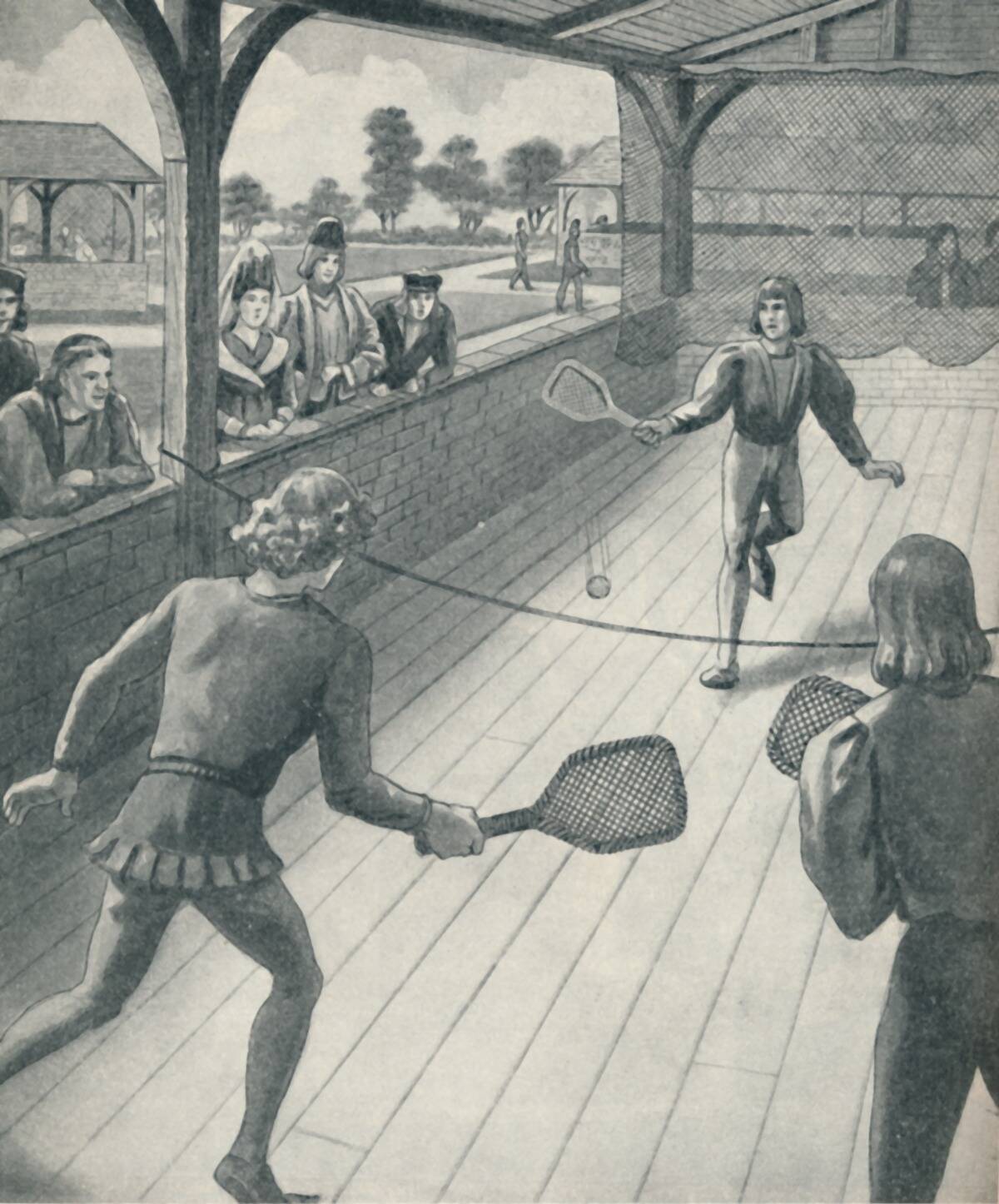 Tennis In The Days Of The Tudors