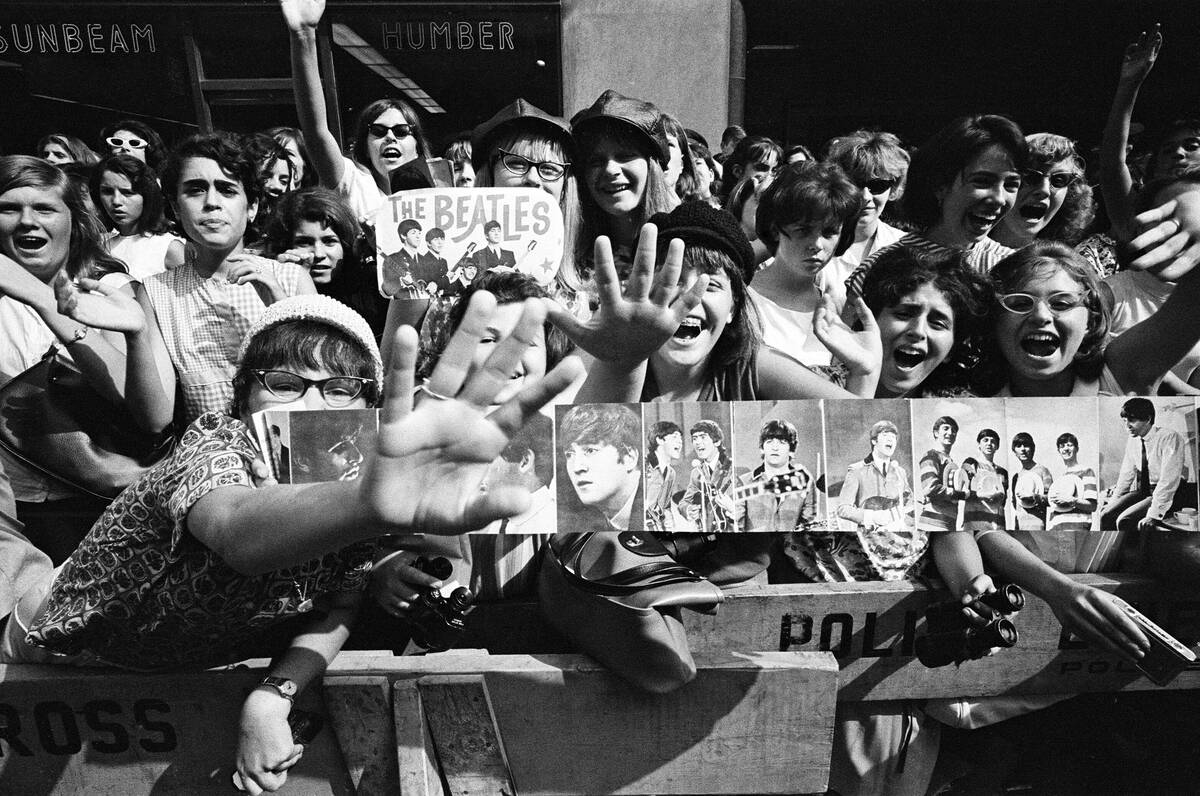 The Beatles in New York City, on their North American Tour