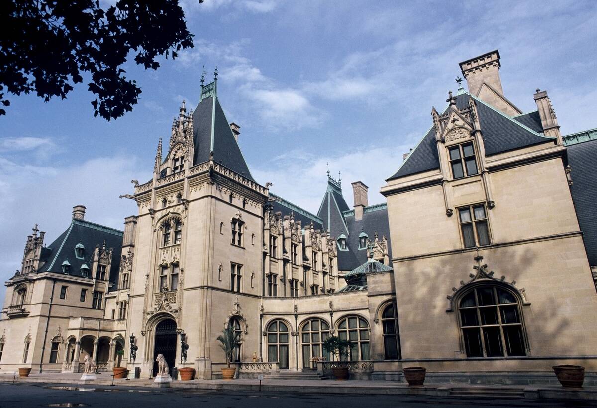 The Biltmore castle In North Carolina, United States In June, 1994-
