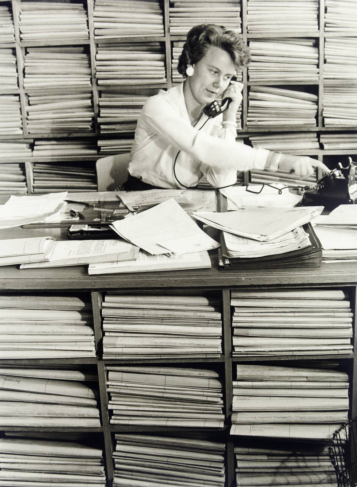Woman in an office