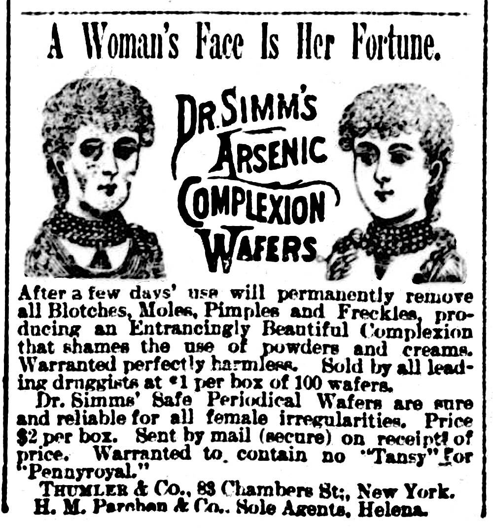 18891109_Arsenic_complexion_wafers_ Helena_Independent
