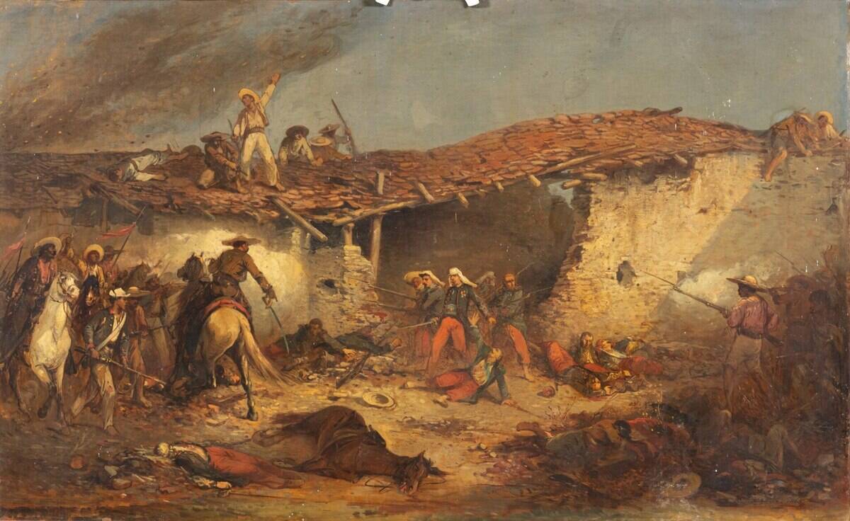 Cameron_Battle_(Mexico),_30_April_1863_ La_Bataille_de_Camerone_(Mexique))