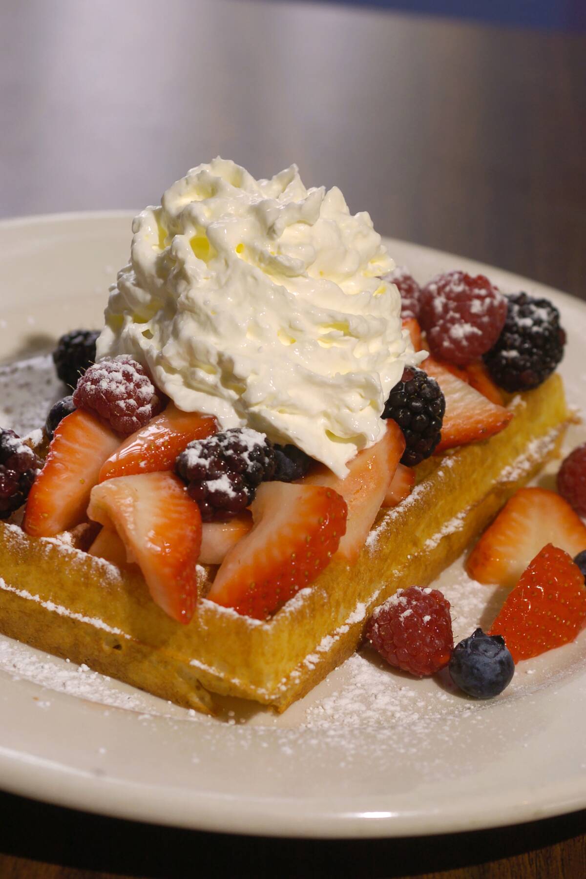 Belgian Waffle At Brussels Sweet Feast