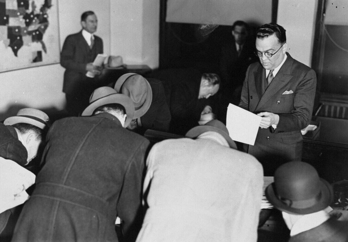 Chief of Justice Department J. Edgar Hoover