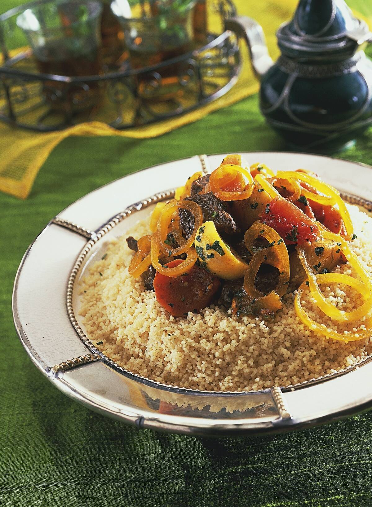 Couscous with meat and vegetables