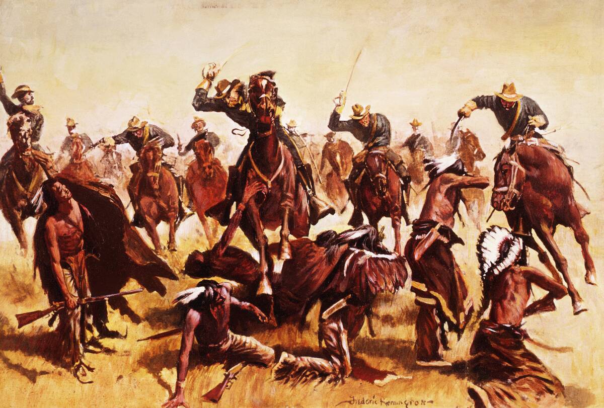 Custer's Last Stand by Frederick Remington