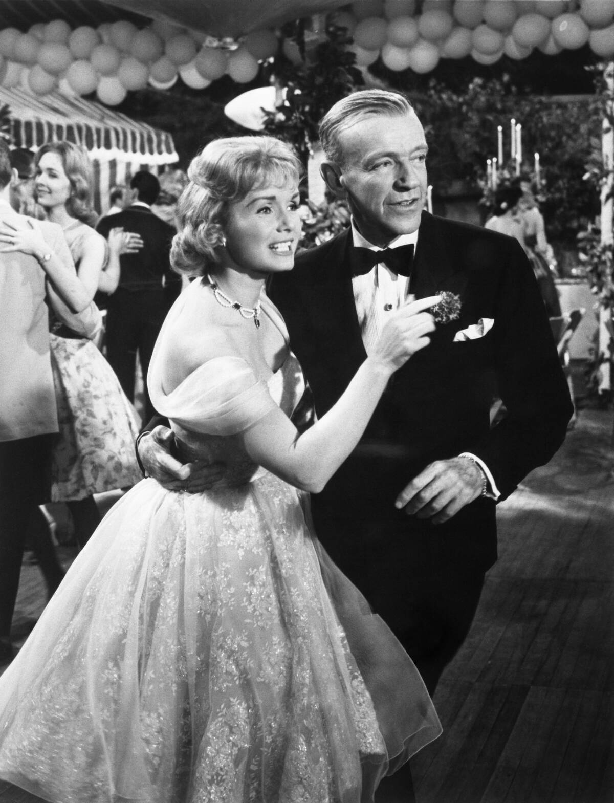 Debbie Reynolds and Fred Astaire in 'The Pleasure of His Company'