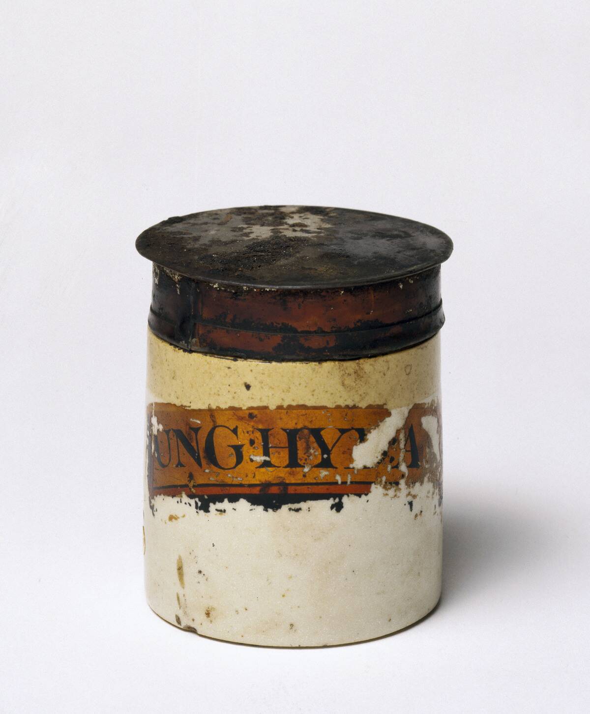 Dispensing pot, English, 1851-1900.