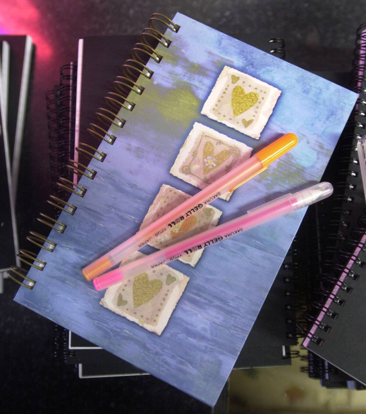 Journals and gel pens make popular items for teen gifts.