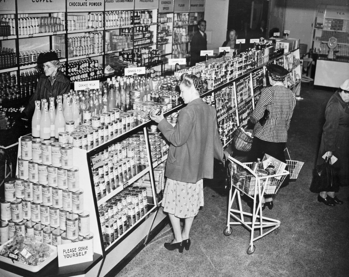 Lyons staff store, Cadby Hall, West Kensington, London.