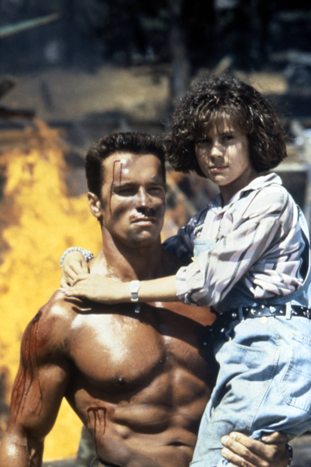 On the set of Commando