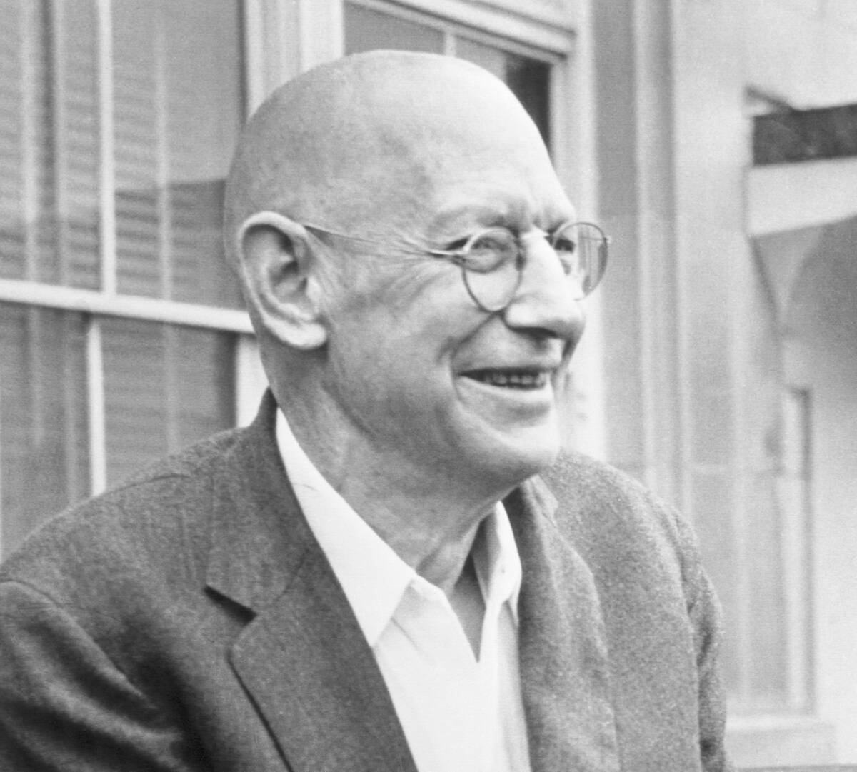 Portrait of Robert Stroud Smiling
